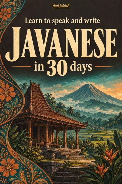 Produktbild: Learn to speak and write Javanese in 30 days