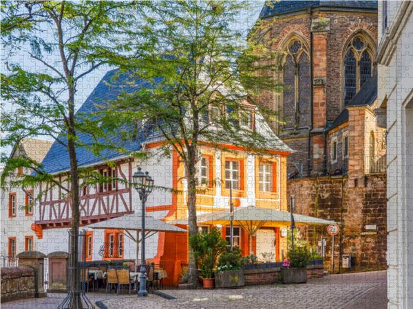 Produktbild: CALVENDO Puzzle Ein Motiv aus dem Kalender Saarburg Impressionen | 1000 Teile Lege-Gr&ouml;&szlig;e 64x48cm Foto-Puzzle f&uuml;r gl&uuml;ckliche Stunden