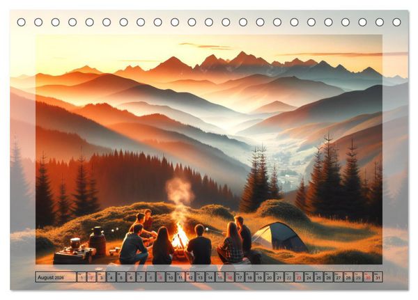 Produktbild: Heile Welt - Momente des Friedens und der Harmonie (Tischkalender 2026 DIN A5 quer), CALVENDO Monatskalender