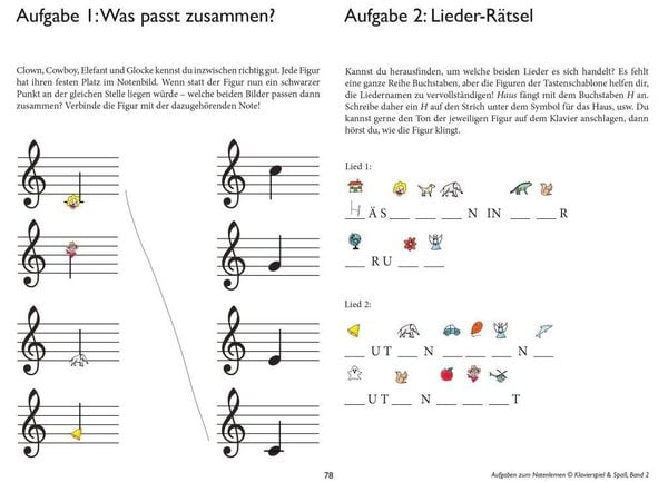 Produktbild: Klavierspiel & Spa&szlig; / Band 2: Klavier lernen f&uuml;r Kinder