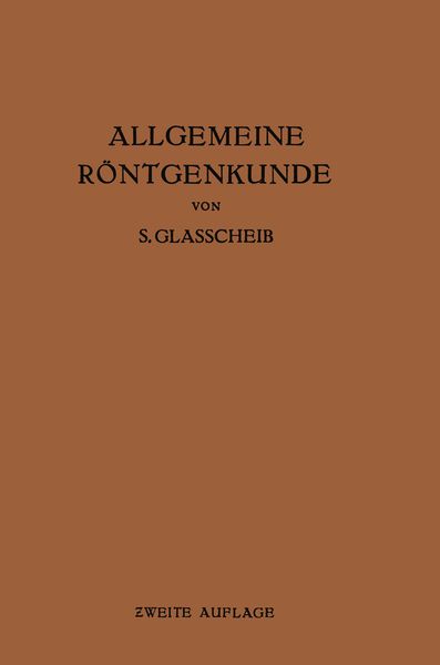 Produktbild: Allgemeine R&ouml;ntgenkunde
