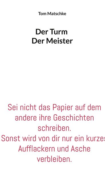 Produktbild: Der Turm und Der Meister