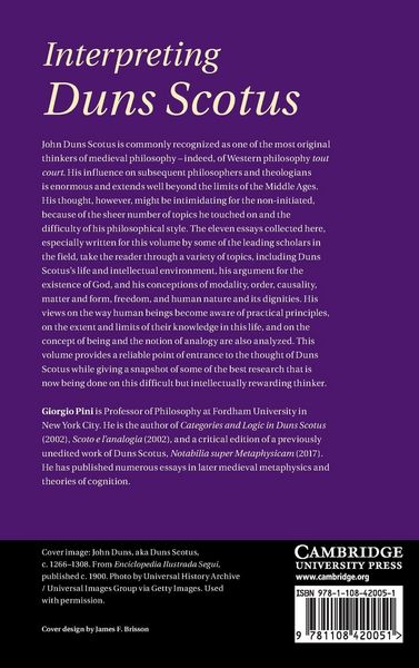 Produktbild: Interpreting Duns Scotus