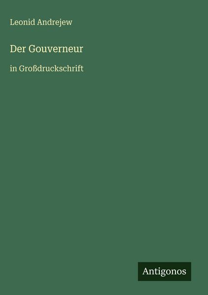 Produktbild: Der Gouverneur