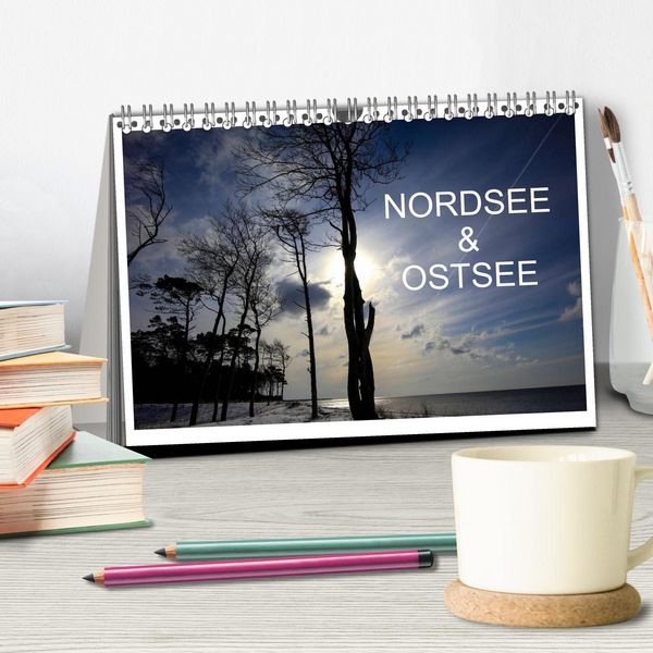 Produktbild: Nordsee & Ostsee (Tischkalender 2026 DIN A5 quer), CALVENDO Monatskalender