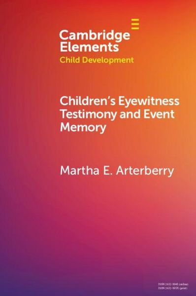 Produktbild: Children's Eyewitness Testimony and Event Memory