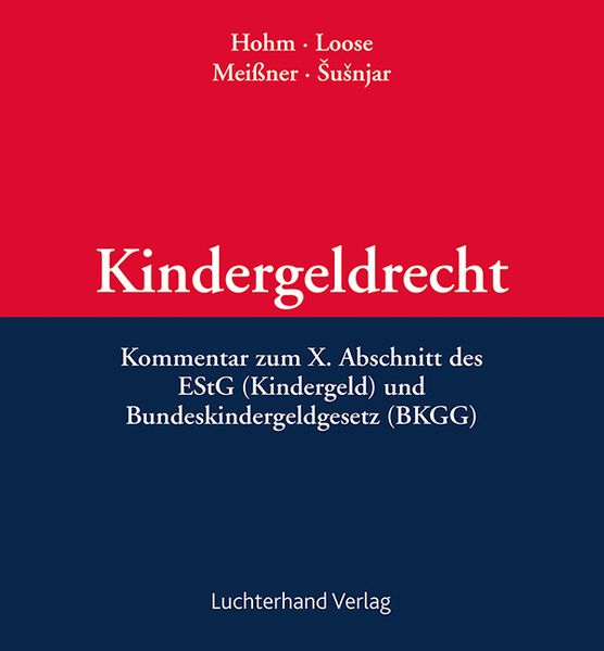 Produktbild: Kindergeldrecht