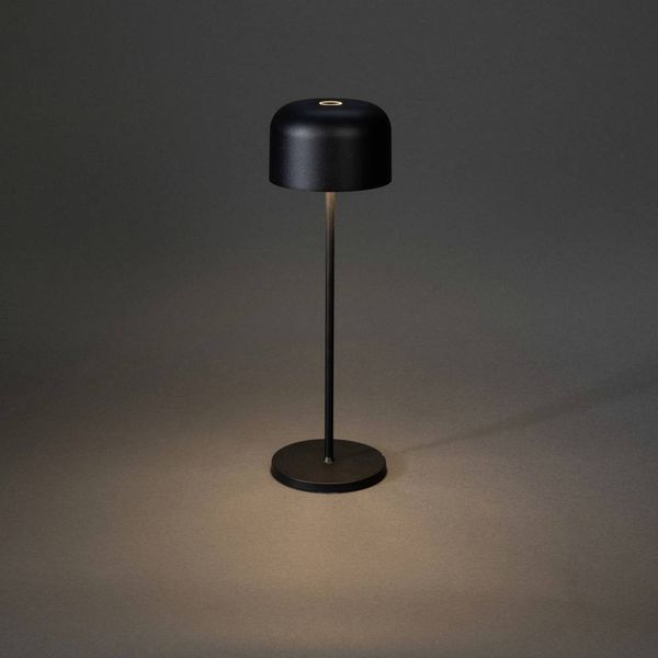 Produktbild: Konstsmide 7834-750 Lille LED-Akku-Tischlampe 3.5W Warmwei&szlig; Schwarz