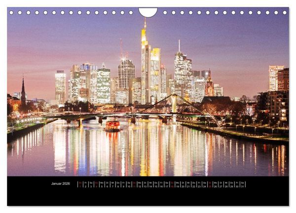 Produktbild: Frankfurt (Wandkalender 2026 DIN A4 quer), CALVENDO Monatskalender