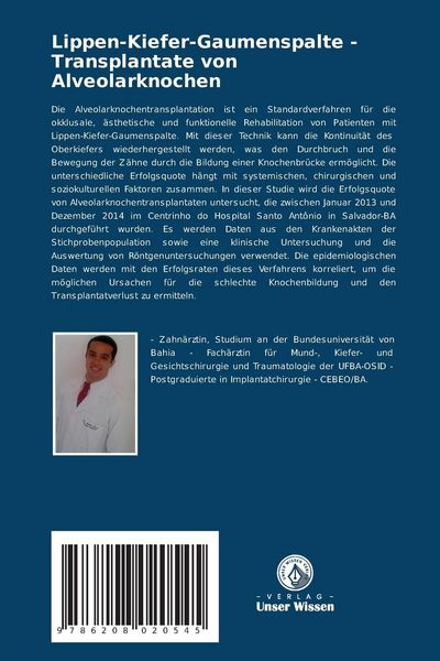 Produktbild: Lippen-Kiefer-Gaumenspalte - Transplantate von Alveolarknochen