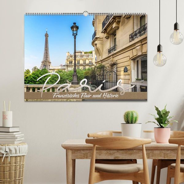 Produktbild: PARIS Franz&ouml;sisches Flair und Historie (Wandkalender 2026 DIN A2 quer), CALVENDO Monatskalender