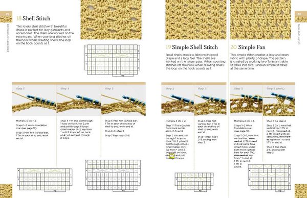 Produktbild: Tunisian Crochet Stitch Dictionary