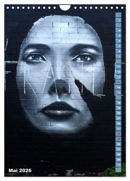 Produktbild: London - Hotspot der Street Art (Wandkalender 2026 DIN A4 hoch), CALVENDO Monatskalender