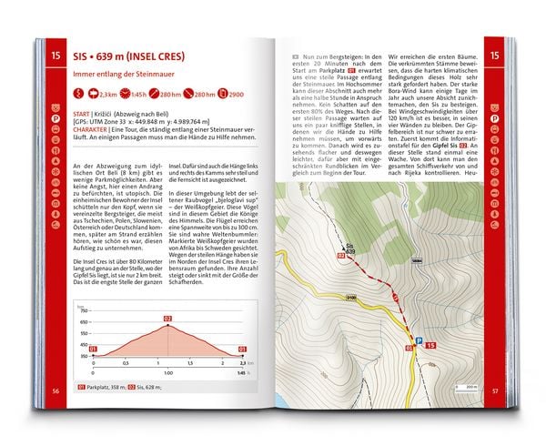 Produktbild: KOMPASS Wanderf&uuml;hrer Dalmatien mit Inseln, Velebit-Gebirge und Plitvicer Seen, 55 Touren mit Extra-Tourenkarte