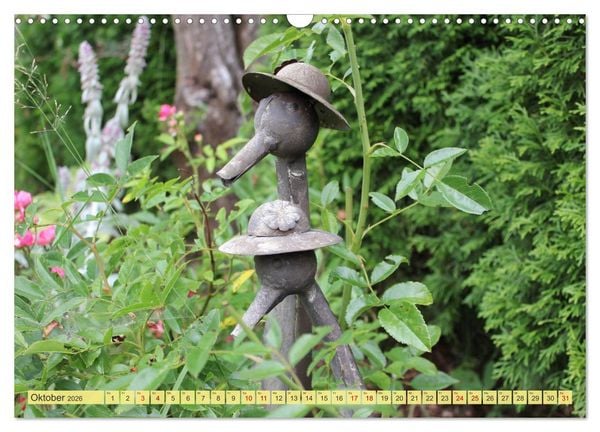 Produktbild: Gartenzauber (Wandkalender 2026 DIN A3 quer), CALVENDO Monatskalender