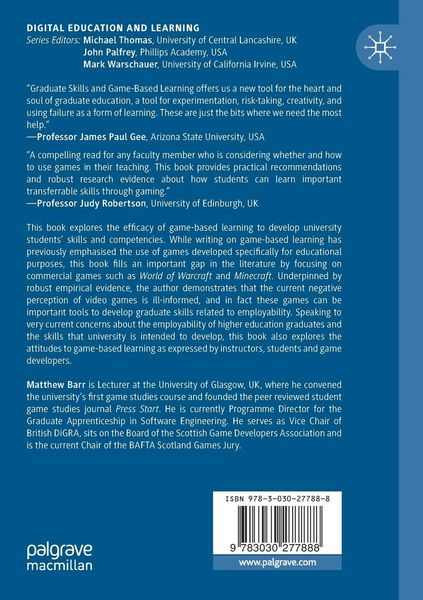Produktbild: Graduate Skills and Game-Based Learning