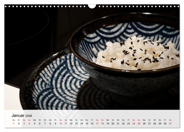 Produktbild: Japanese Cuisine (Wandkalender 2026 DIN A3 quer), CALVENDO Monatskalender