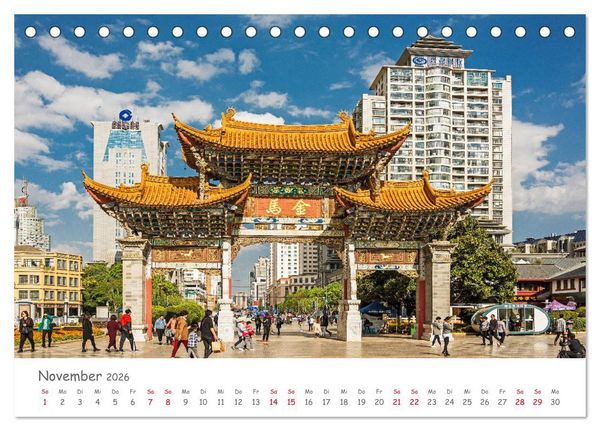 Produktbild: Zauberhaftes S&uuml;dchina (Tischkalender 2026 DIN A5 quer), CALVENDO Monatskalender