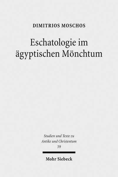 Produktbild: Eschatologie im &auml;gyptischen M&ouml;nchtum
