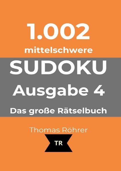 Produktbild: 1.002er Sudoku / 1.002er Sudoku mittelschwer