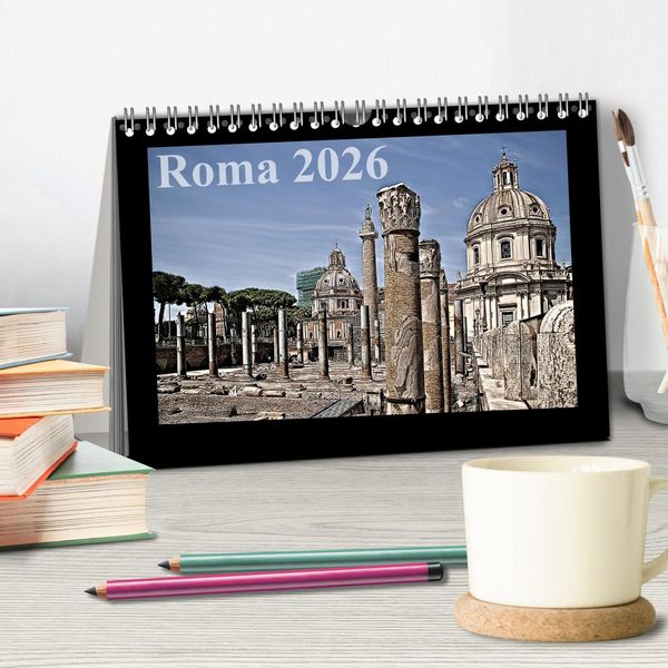 Produktbild: Roma (Tischkalender 2026 DIN A5 quer), CALVENDO Monatskalender