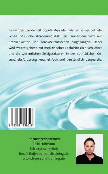 Produktbild: Betriebliche Gesundheitsf&ouml;rderung