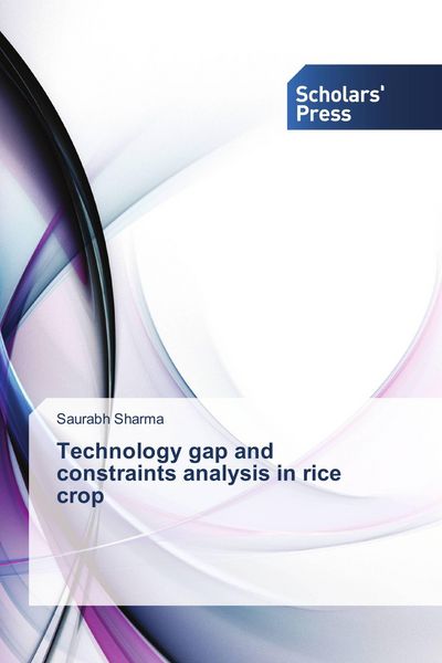 Produktbild: Technology gap and constraints analysis in rice crop