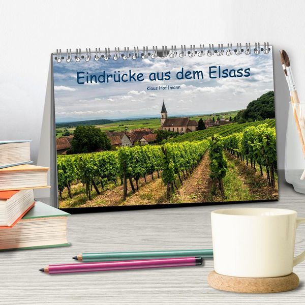 Produktbild: Eindr&uuml;cke aus dem Elsass (Tischkalender 2026 DIN A5 quer), CALVENDO Monatskalender
