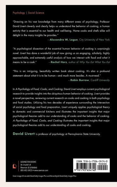 Produktbild: Psychology of Food, Cooks, and Cooking
