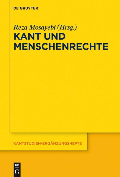 Produktbild: Kant und Menschenrechte