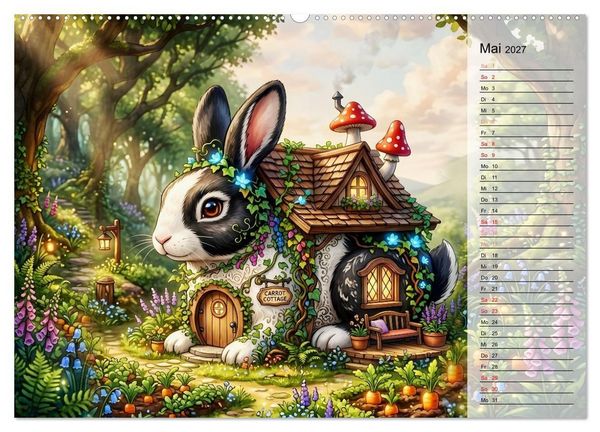 Produktbild: Tierische Fassaden (hochwertiger Premium Wandkalender 2027 DIN A2 quer), Kunstdruck in Hochglanz
