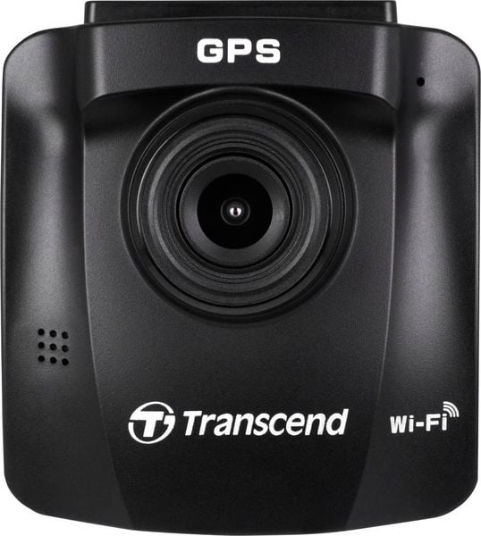 Transcend DrivePro 230Q Dashcam mit GPS Blickwinkel horizontal max.=130 ° 12 V Akku, Fahrspurassistent, WLAN, Auffahrwar