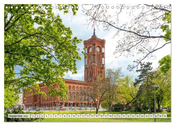 Produktbild: Berlin rund ums Jahr (Wandkalender 2026 DIN A4 quer), CALVENDO Monatskalender