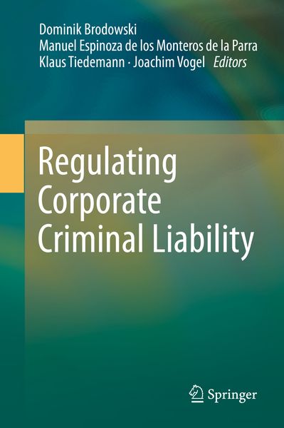 Produktbild: Regulating Corporate Criminal Liability