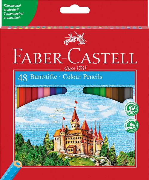 Faber-Castell Buntstifte Castle, 48er Set