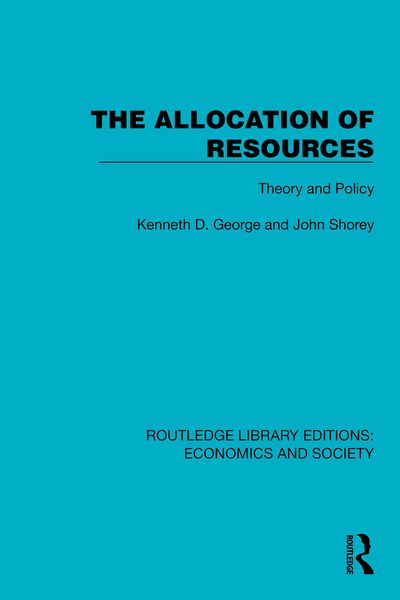 Produktbild: The Allocation of Resources