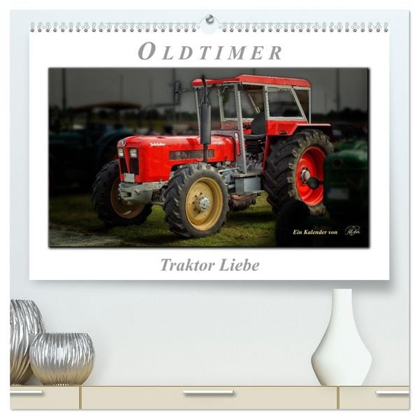 Produktbild: Oldtimer - Traktor Liebe (hochwertiger Premium Wandkalender 2026 DIN A2 quer), Kunstdruck in Hochglanz