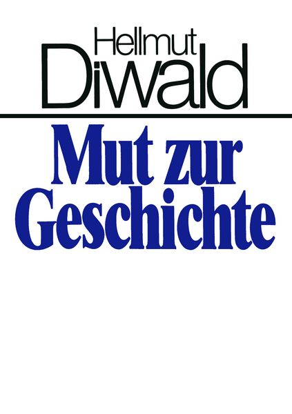 Produktbild: Mut zur Geschichte