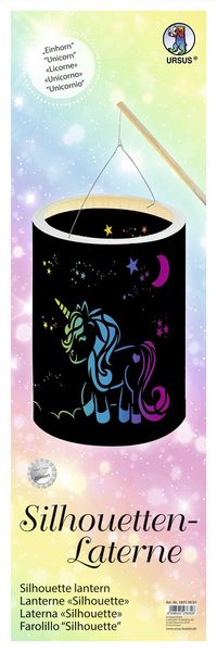Produktbild: URSUS Silhouetten-Laterne "Einhorn"