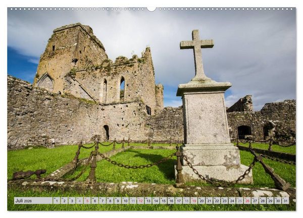 Produktbild: IRLAND - Geheimnisvolle Abteien (hochwertiger Premium Wandkalender 2026 DIN A2 quer), Kunstdruck in Hochglanz