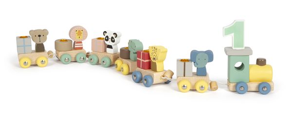 Produktbild: Geburtstagszug mit Tieren