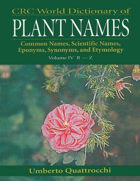 Produktbild: Quattrocchi, U: CRC World Dictionary of Plant Names