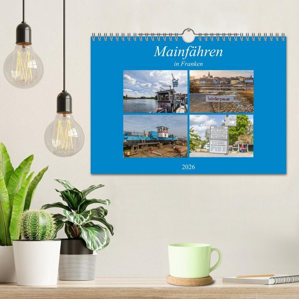 Produktbild: Mainf&auml;hren in Franken (Wandkalender 2026 DIN A4 quer), CALVENDO Monatskalender