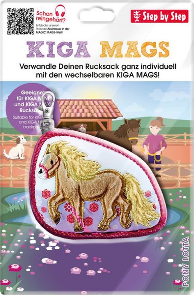 Produktbild: STEP BY STEP&reg; Kindergartenrucksack Zubeh&ouml;r Kiga Mags, Pony Lotta