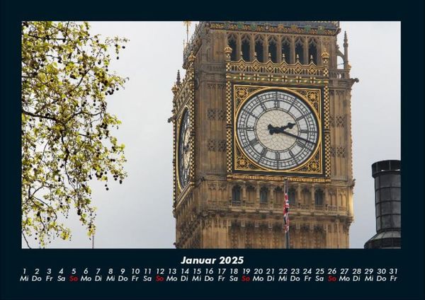 Produktbild: London 2025 Fotokalender DIN A4