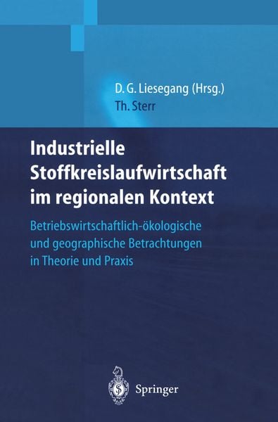 Produktbild: Industrielle Stoffkreislaufwirtschaft im regionalen Kontext