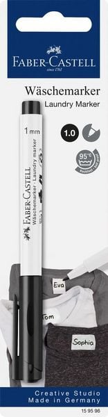 Produktbild: Faber-Castell W&auml;schemarker schwarz