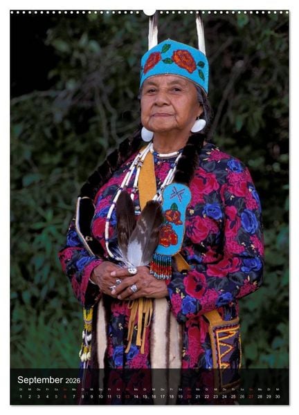 Produktbild: Indianer, Portrait Collection 1 (Wandkalender 2026 DIN A2 hoch), CALVENDO Monatskalender