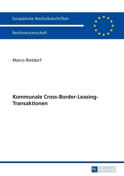Produktbild: Kommunale Cross-Border-Leasing-Transaktionen