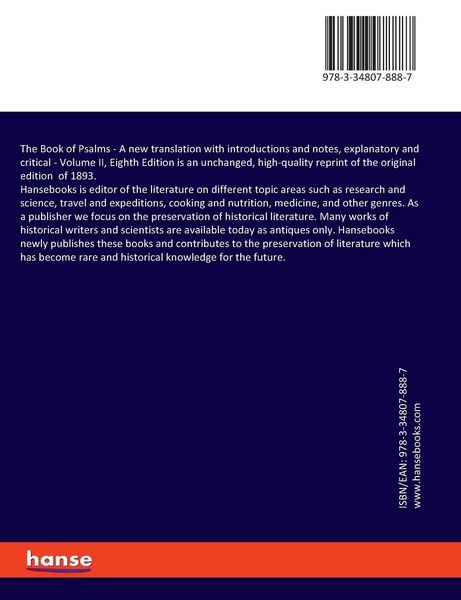 Produktbild: The Book of Psalms